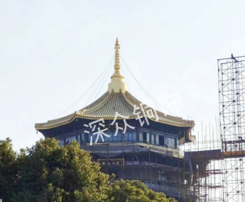 寶塔和瓦片
